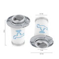 Rowenta ZR009006 Филтър от пяна за X-Force 8.60 RH96xx, X-Pert 6.60 RH68xx и X-Combo Vacuum & Mop GZ30xx - 2 бр