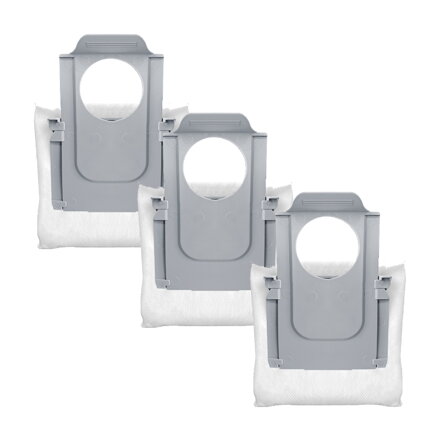 Прахови чанти за Roborock Qrevo Curv/Edge/P20 (3 бр.)-Еднократни чанти за прахосмукачка