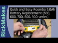 Литиево-йонна батерия 4000 mAh за iRobot Roomba 500 600 700 800 900